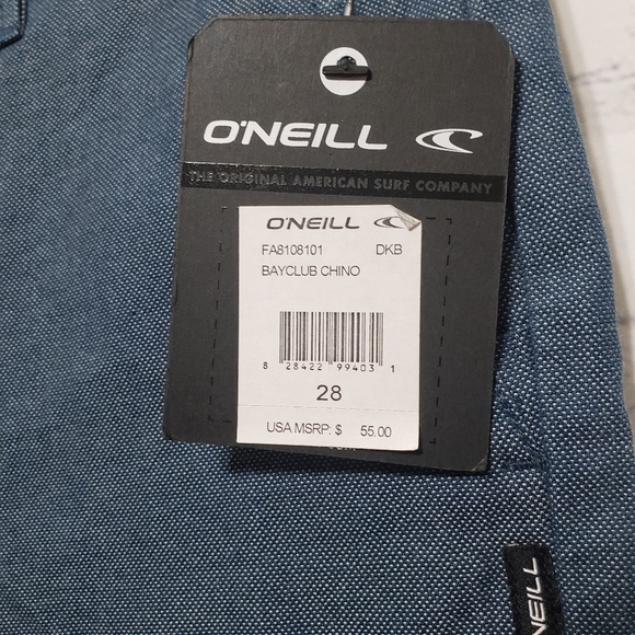 O'Neill Mens Sz 28 NWT Bay Club Chino Shorts - Picture 10 of 16